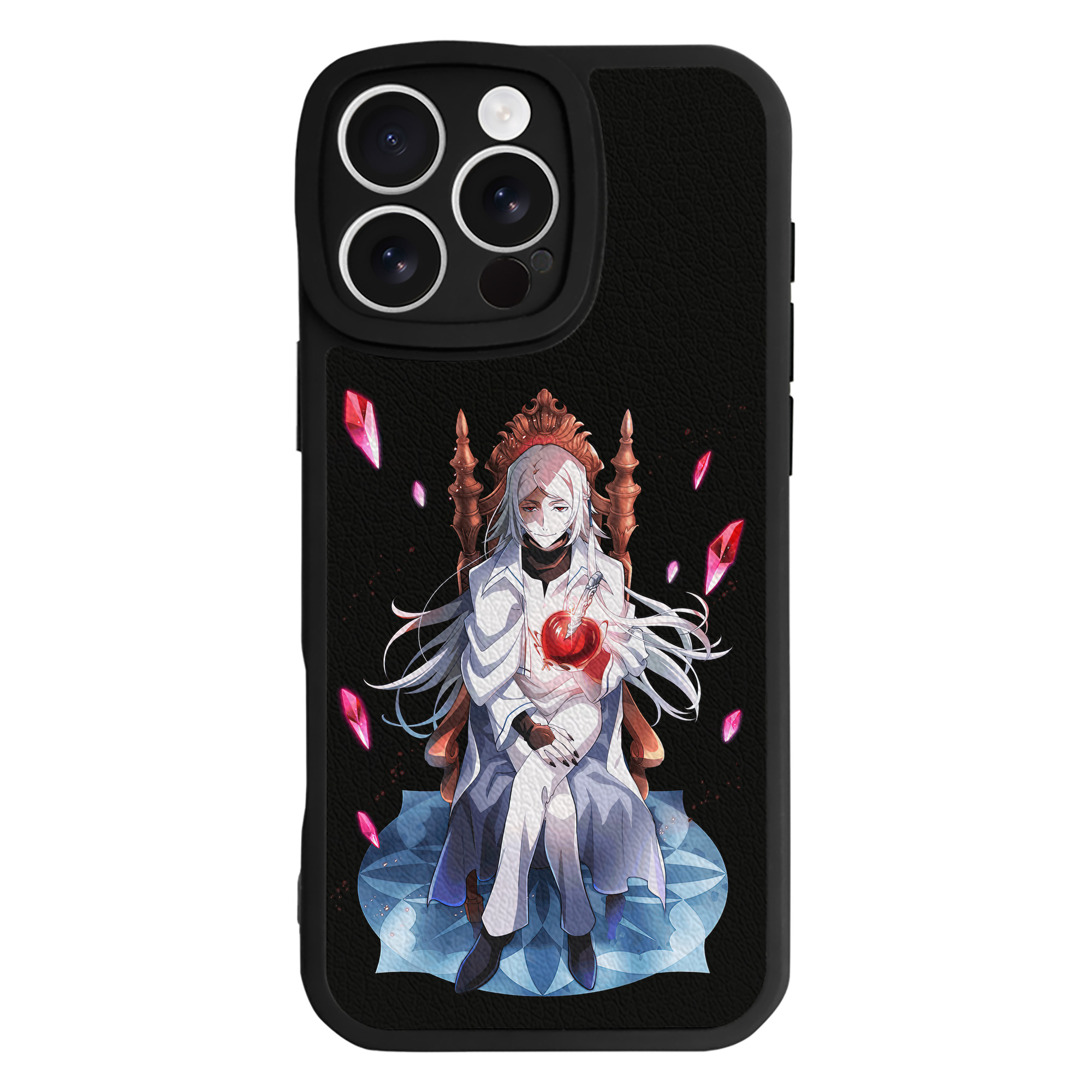 （画像用） 文豪ストレイドッグス Bungo Stray Dogs 【iPhone 16シリーズ対応】シリコンスマホケース（レザー調） 材質：シリコン